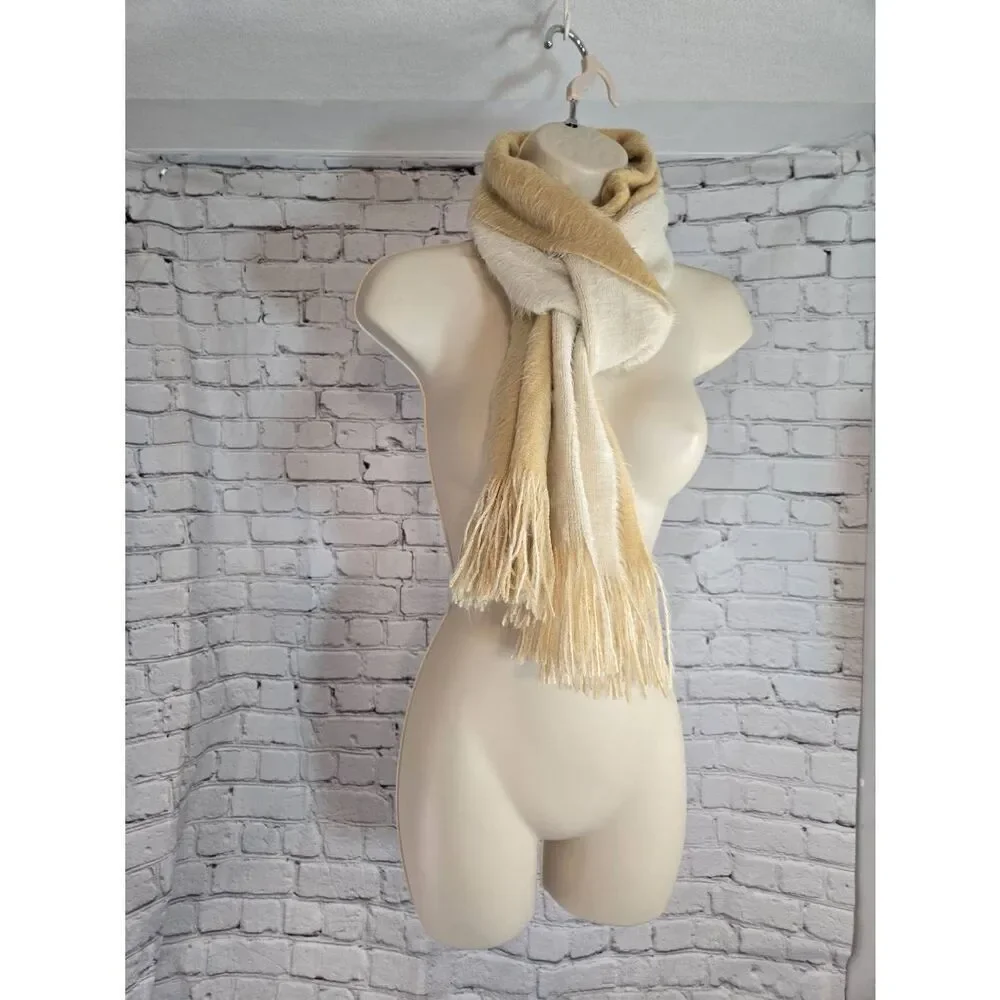 Echo Women's Beige Rectangular Scarf